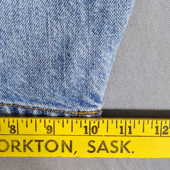 Levi's 505 denim shorts men's size 36 hard washed denim blue colour - Picture 15 of 15